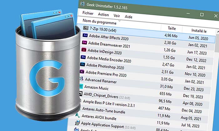 Désinstaller un programme sur Windows avec Geek Uninstaller