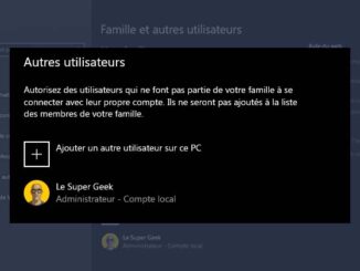 Comment ajouter un nouveau compte sur Windows?