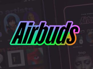 Airbuds application musicale sociale affichant les morceaux écoutés par les amis sur l'écran d'accueil d'un smartphone