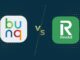 Les logos de Bunq et de Revolut pour un comparatif détaillé.