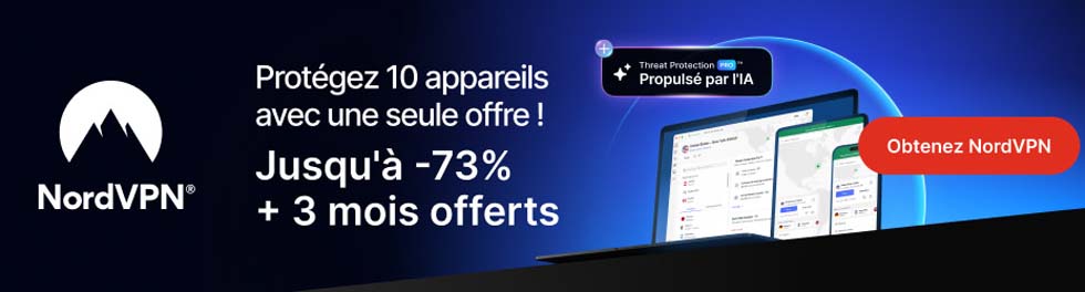 NordVPN – Sécurisez votre navigation Internet.