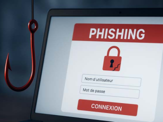 comprendre le phishing écran d'ordinateur avec un hameçon