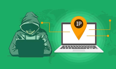 Un hackeur qui tente de pirater avec une adresse ip
