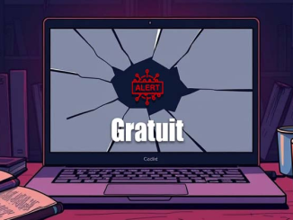 ordinateur cracké par un logiciel gratuit téléchargé illégalement.