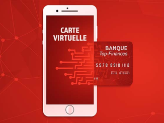 carte bancaire virtuelle sur un smartphone